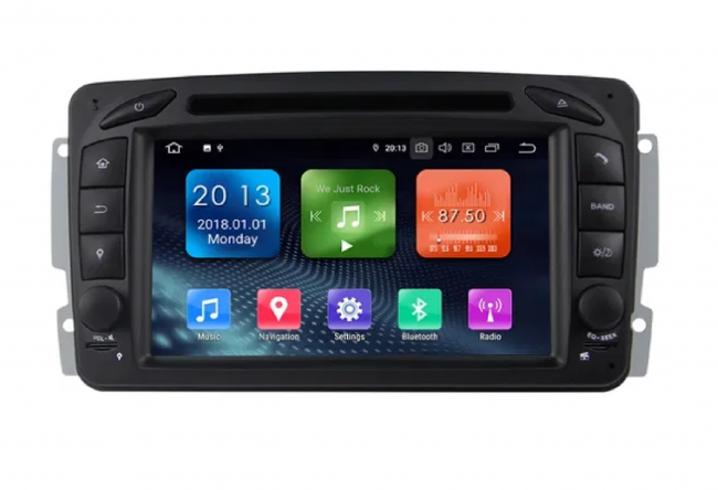 Осемядрена GPS навигация ATZ за Mercedes W203, W210, W463, VITO, VANEO Android 10, RAM 4GB, 32GB