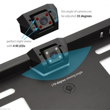 Камера за задно виждане с рамка за номера с 4LED нощен режим XH701