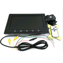 TFT LCD 9 инчов монитор за връзка с камера за паркиране, DVD, VCR, CCTV с 2 видео входа