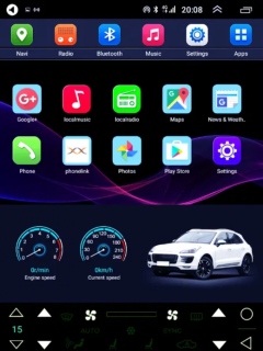 4-ядрена  навигация ATZ за Hyundai ix35, Android 10, 2GB RAM, 32GB