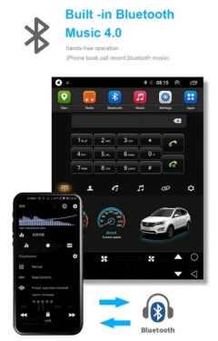 Специализирана вертикална навигация ATZ за Hyundai ix35, Android 10, 1GB RAM, 16GB
