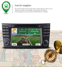 8-ядрена GPS навигация ATZ за Mercedes W211, W219, W463, Android 10, RAM:4GB, ROM:64GB