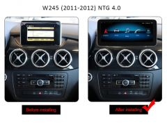 Двоен дин за MERCEDES B-Class W245 W246 с Android 9.0 M1013H GPS, WiFi,10.25 инча