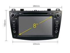 Специализирана навигация за Mazda 3 (09-12) с Android 10 MA8200H GPS, WiFi,DVD, 8 инча