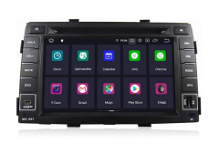 Двоен дин навигация  за KIA Sorento (10-12) с Android 9.0 K4000H GPS, WiFi, DVD, 7 инча