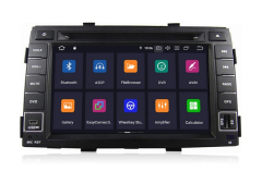 Двоен дин навигация  за KIA Sorento (10-12) с Android 9.0 K4000H GPS, WiFi, DVD, 7 инча