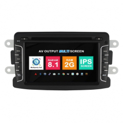 Специализирана мултимедия за Dacia, Renault, Lada с Android 8.1 RE0701A81, GPS, WiFi, DVD, 7 инча
