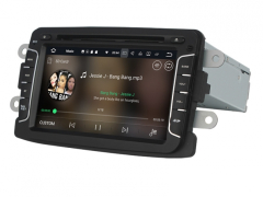 Налична! Навигация двоен дин DACIA с Android 7.1 RE0701, GPS, WiFi, DVD, 7 инча
