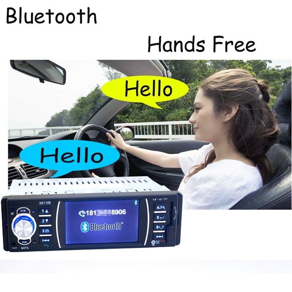 Аудио плеър за кола  AT 3615B  MP5, Bluetooth, 3.6 инча + КАМЕРА
